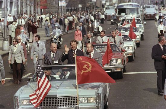 Soviet cosmonauts in Washington