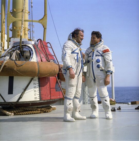 Boris Volynov and Vitaly Zholobov