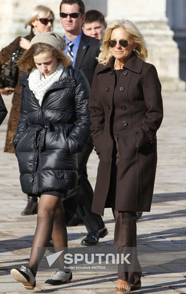 Jill Biden visits Moscow