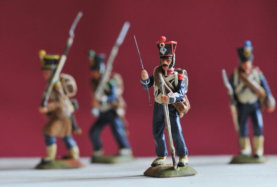 Collection of playdough soldiers made by Sergey Kiselev