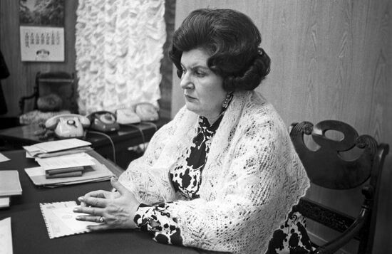 Natalya Bekhtereva, member of USSR Academy of Medical Sciences