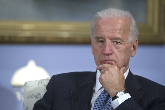 Dmitry Medvedev meets with Joe Biden at Gorki residence