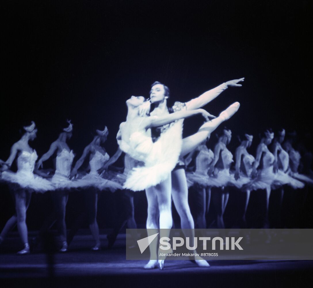 Scene from ballet Swan Lake