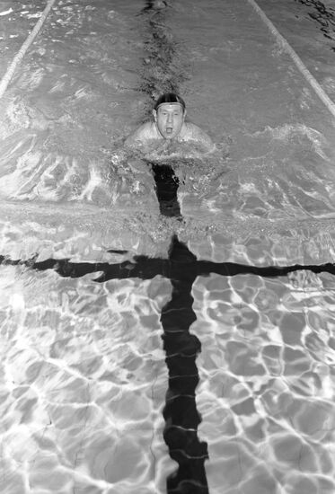 Alexey Leonov at training session