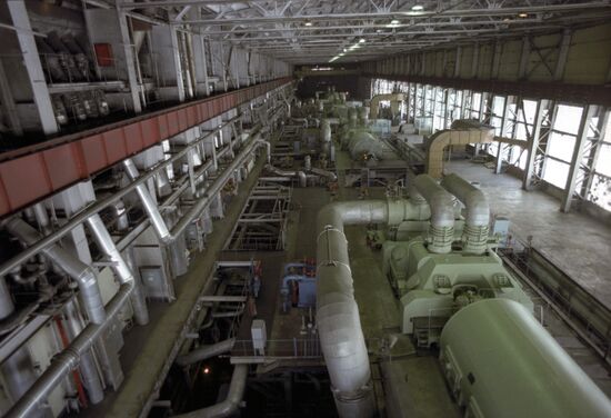 A thermal power plant in Talnakh