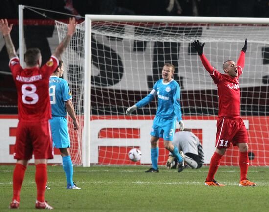 Football. UEFA Europa League. Twente vs. Zenit