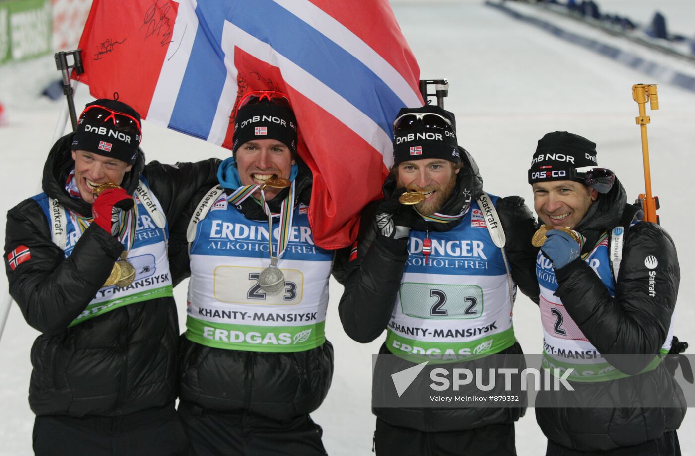 Men's Relay. Biathlon World Championships