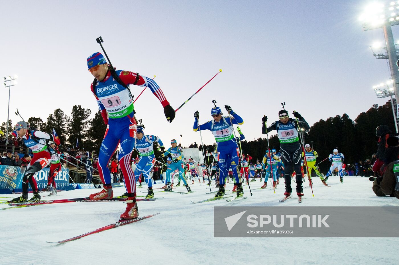 Men's Relay. Biathlon World Championships