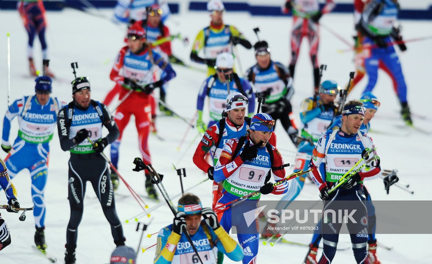 Men's Relay. Biathlon World Championships