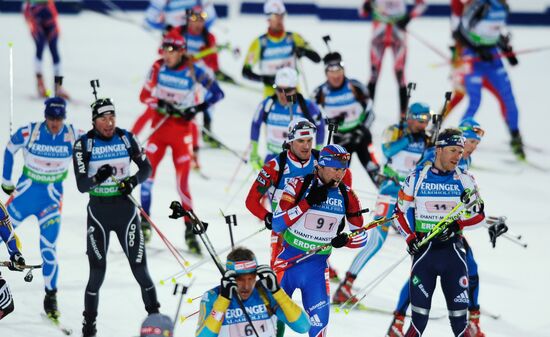 Men's Relay. Biathlon World Championships