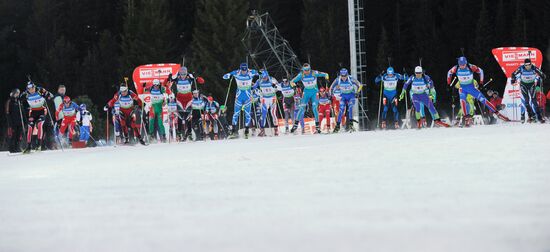 Men's Relay. Biathlon World Championships