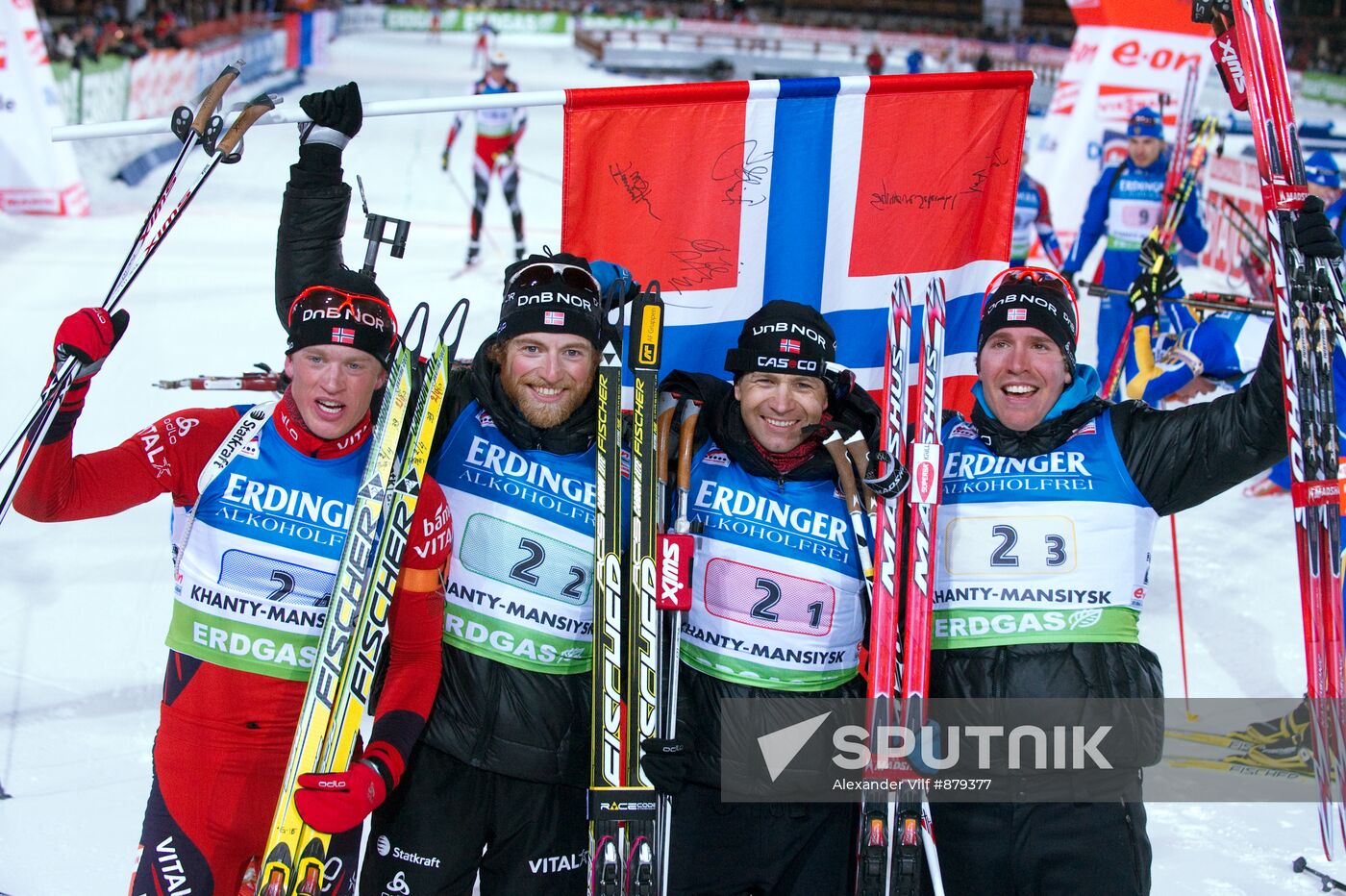 Biathlon. World Championships. Men's Relay
