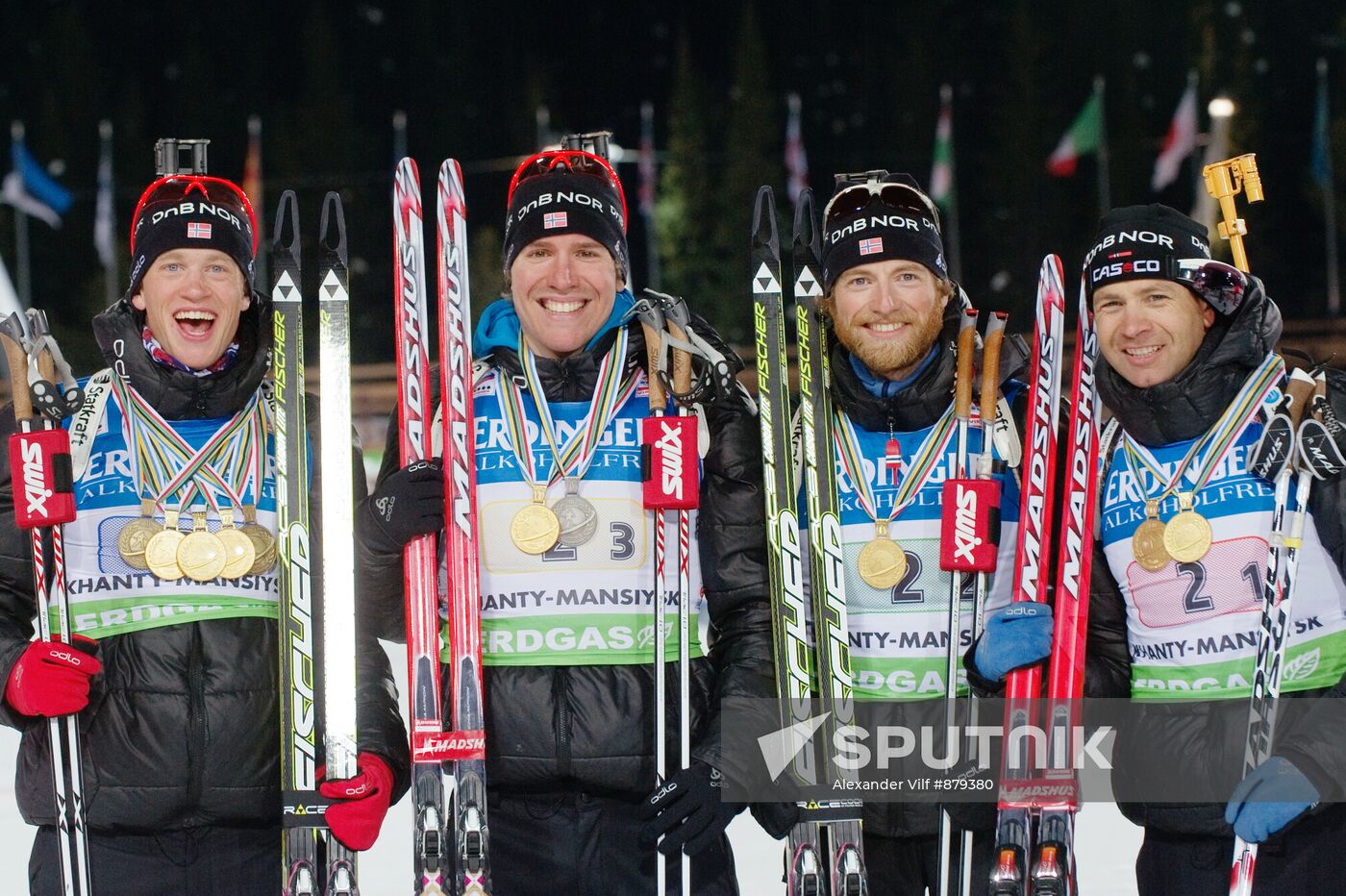 Biathlon. World Championships. Men's Relay