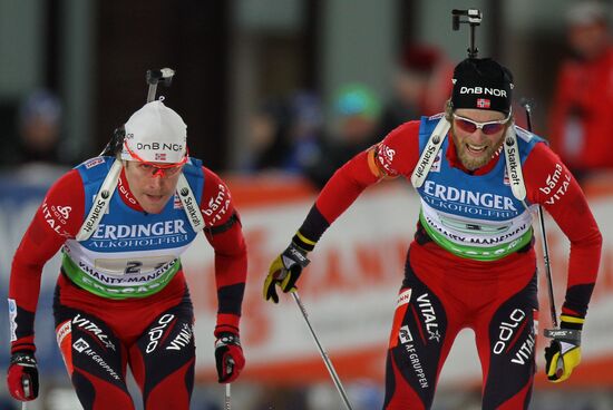 Men's Relay. Biathlon World Championships