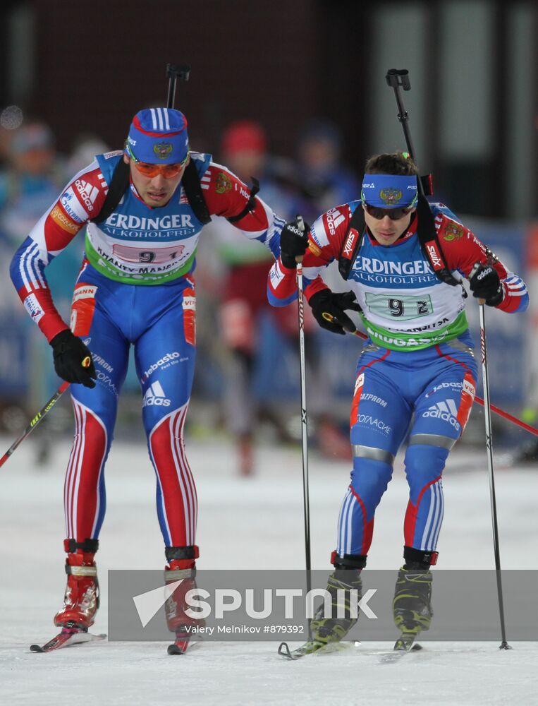 Men's Relay. Biathlon World Championships