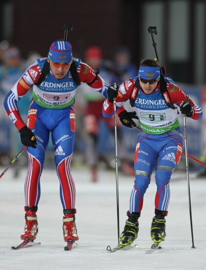 Men's Relay. Biathlon World Championships