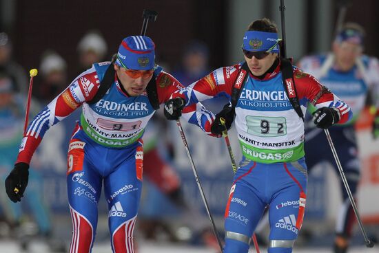 Men's Relay. Biathlon World Championships