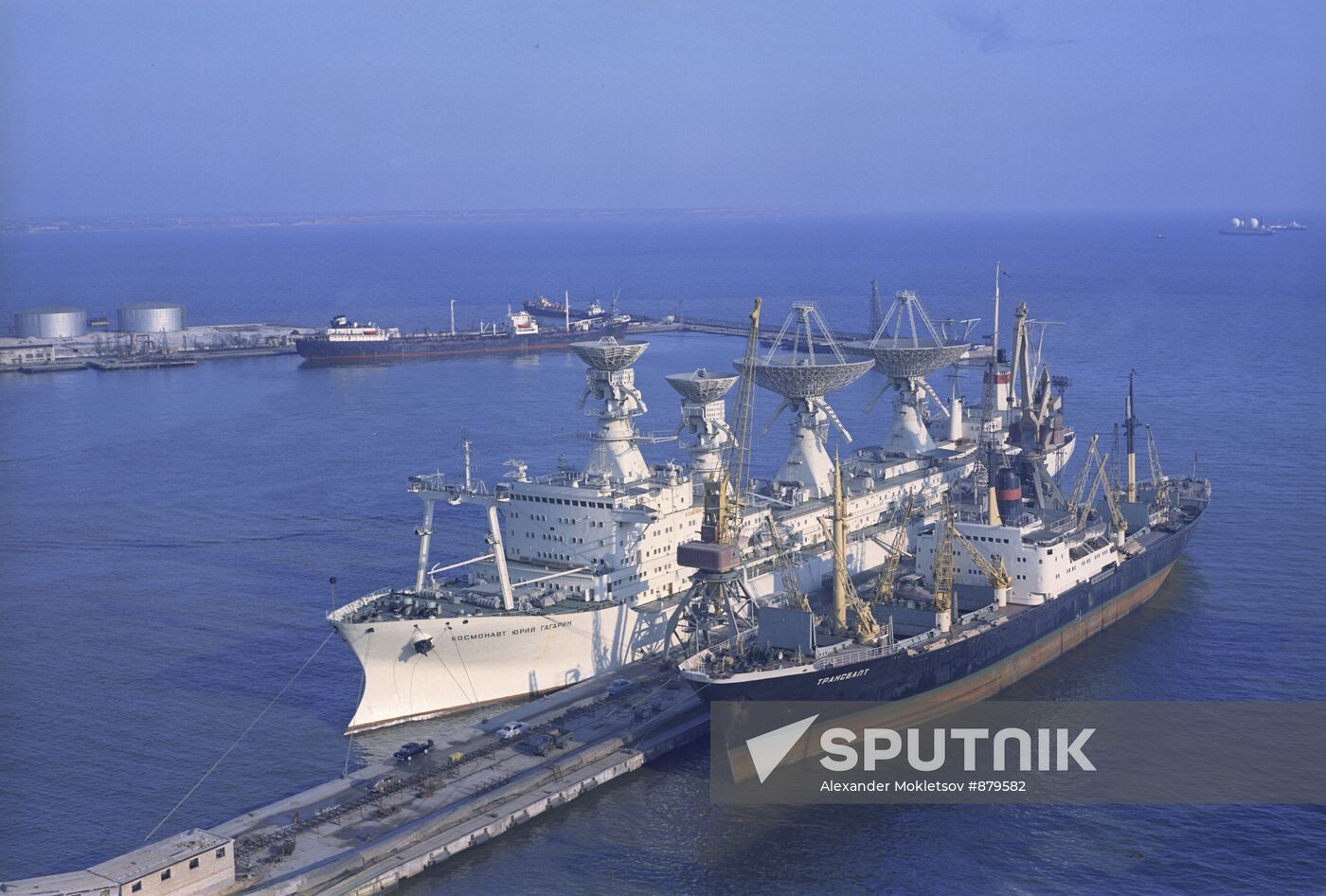 Flagship "Cosmonaut Yuri Gagarin" at the Odessa port