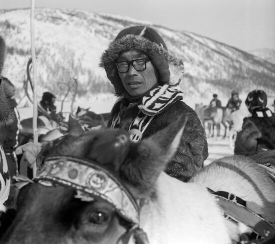 Deer breeder Yegor Popov