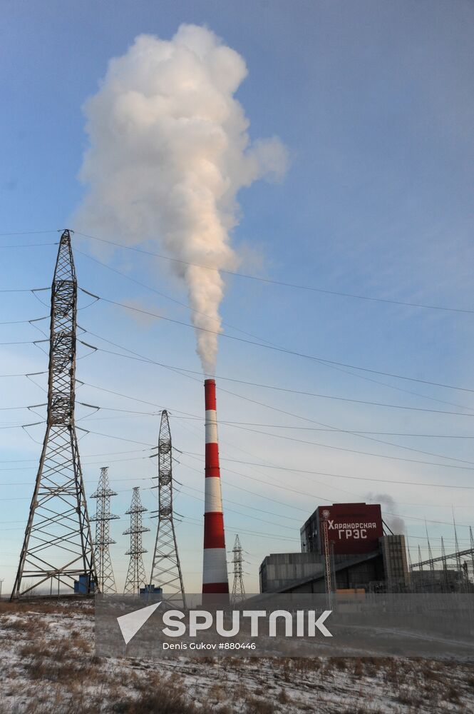 Construction of third unit of Kharanorskaya SDPP