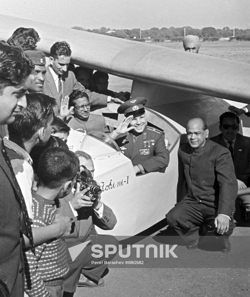 Yuri Gagarin in India