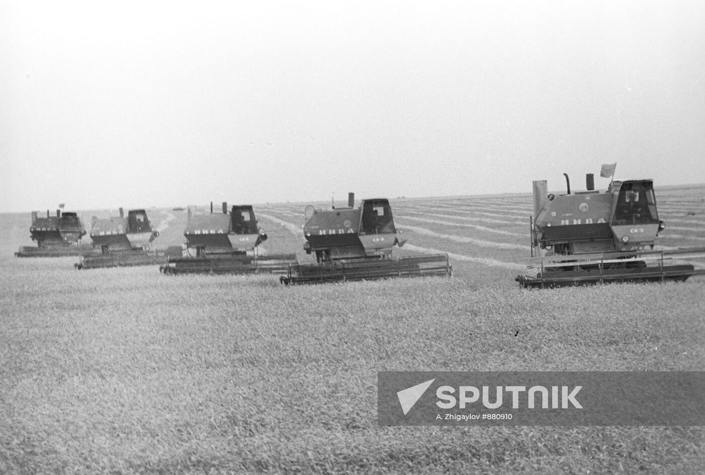 Plowing land for spring grain sowing