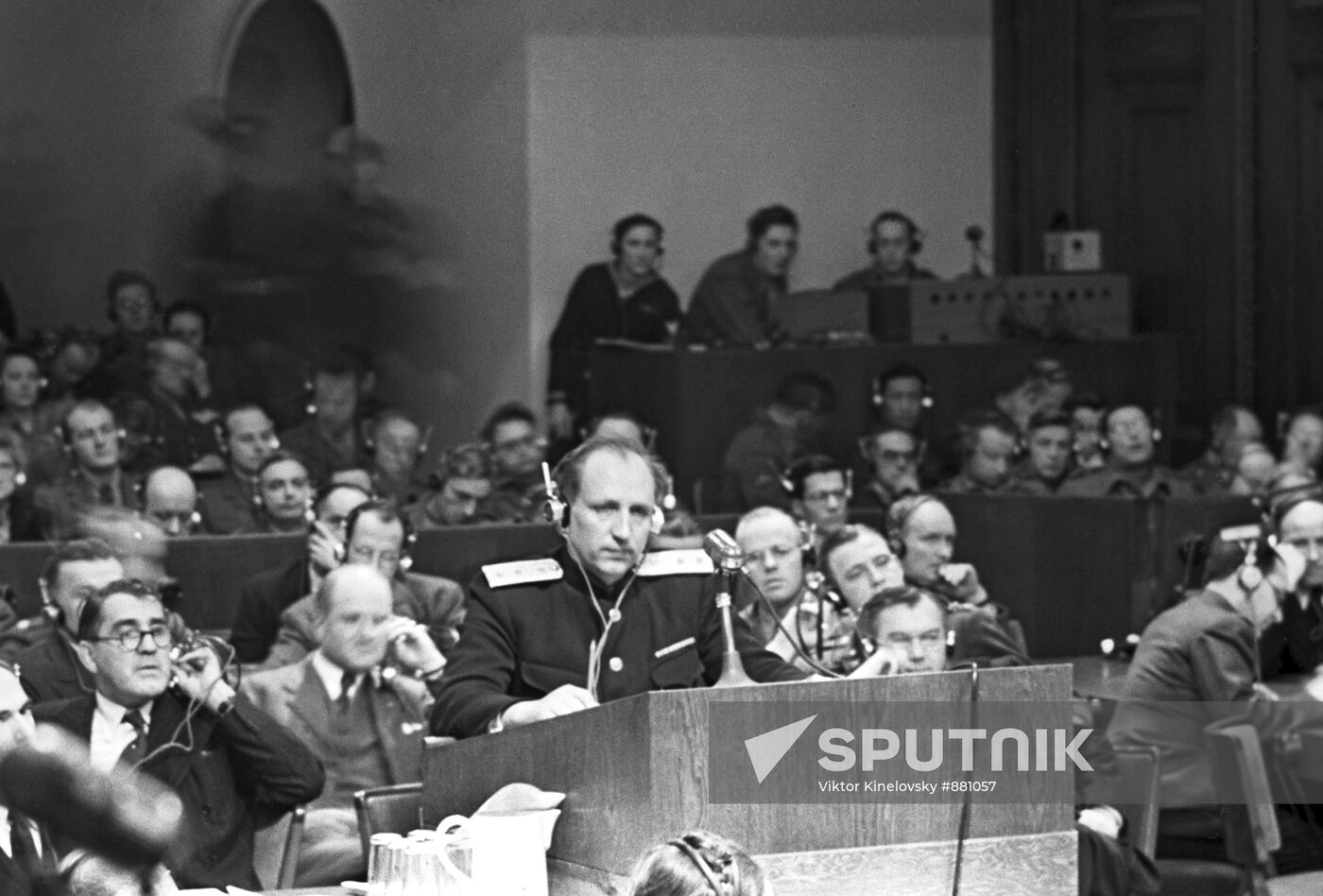 Lieutenant General Rudenko, Soviet chief prosecutor