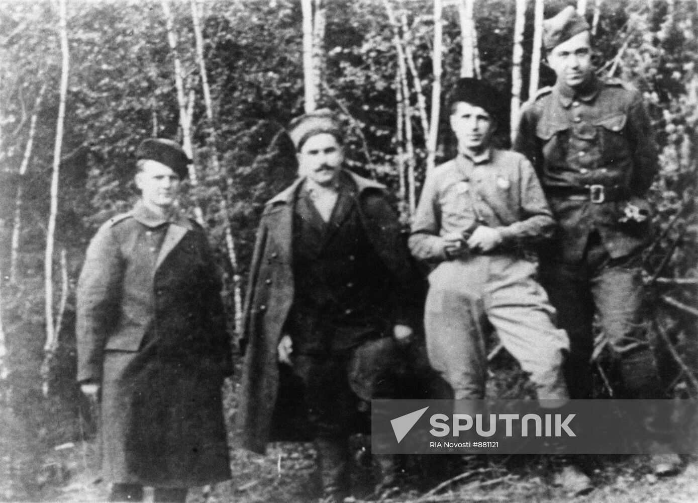 Former commanders of Voronezh guerrilla fighting body