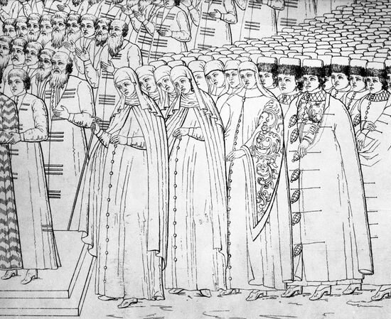 Illustration from The Book of Election of Mikhail Romanov