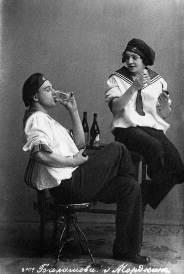 Dancers Mikhail Mordkin and Alexandra Balashova