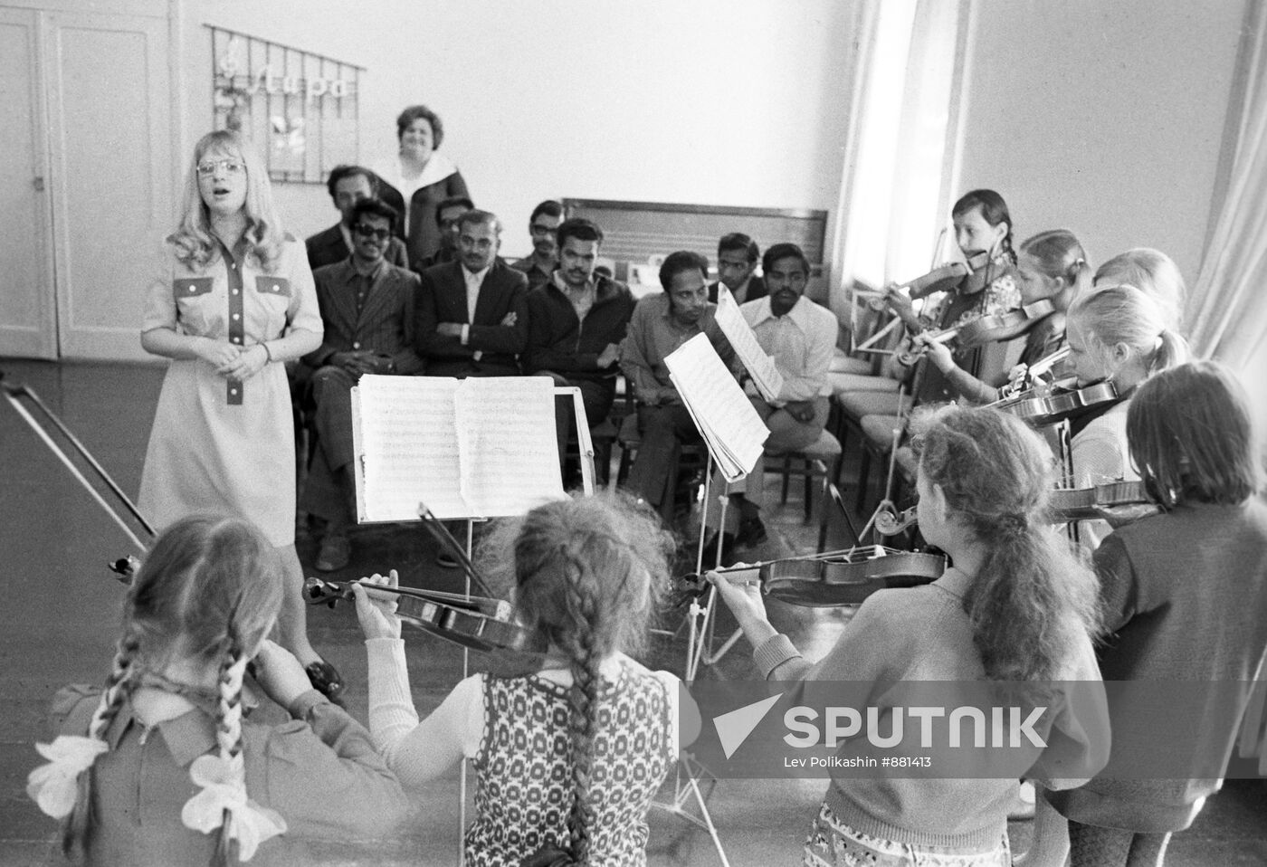 Children give concert at Kapustin Yar