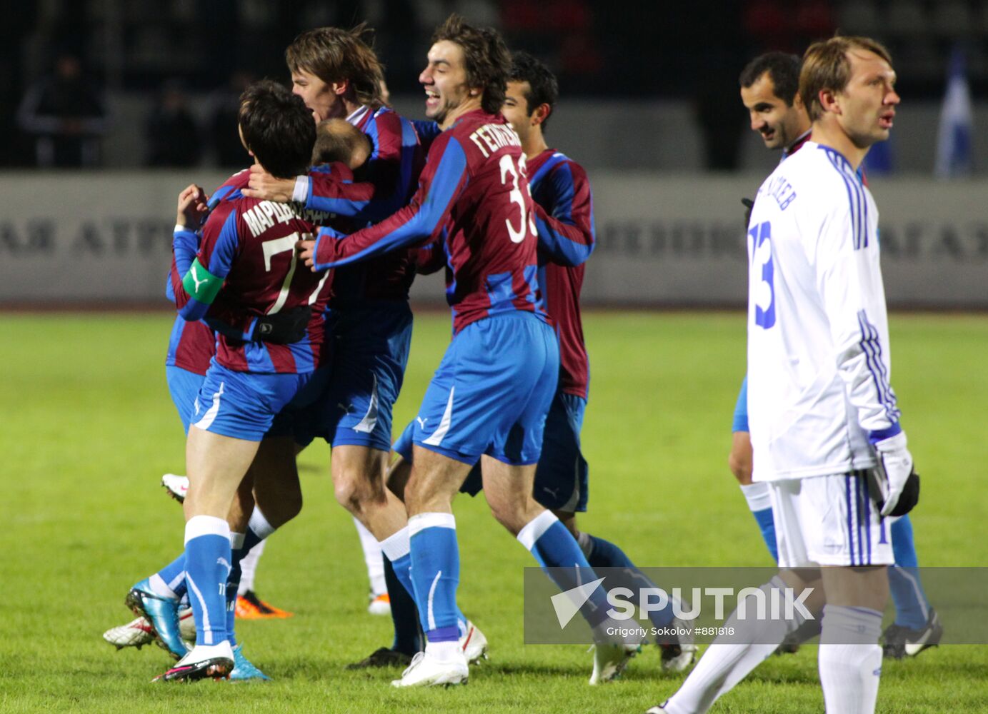 Football. Russian Premier League. Match "Volga" - "Tom"