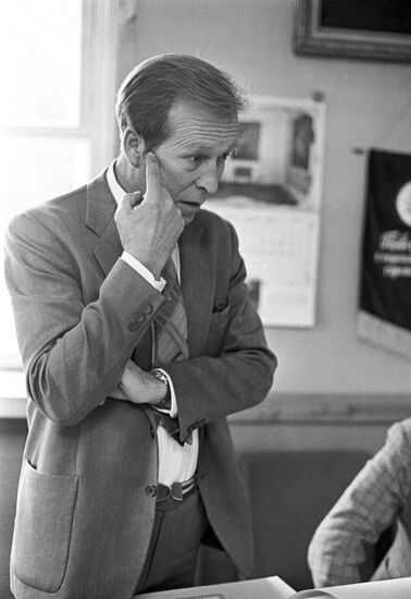 Sergei Kurayev, chief engineer of Liningrad water defenses