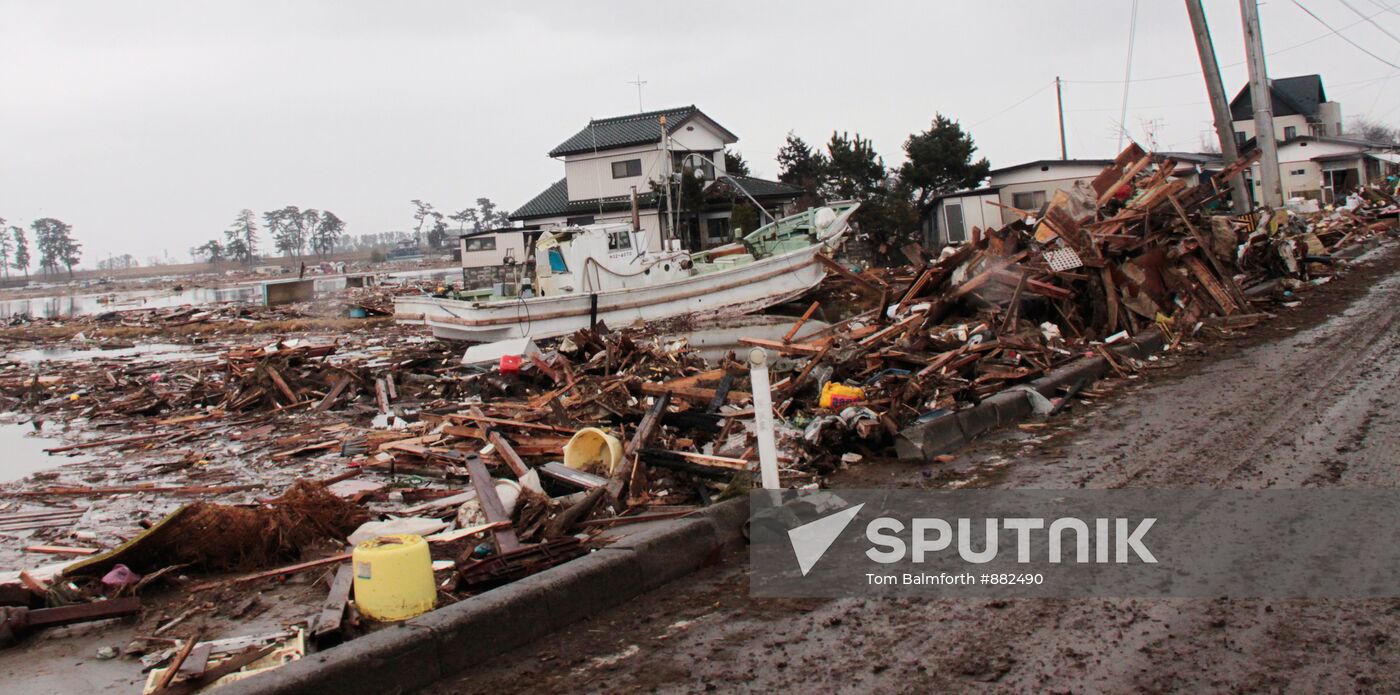 Japan: earthquake aftermath