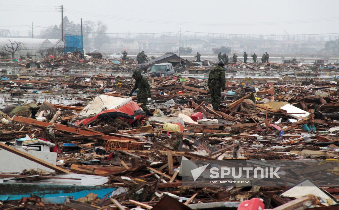 Japan: earthquake aftermath