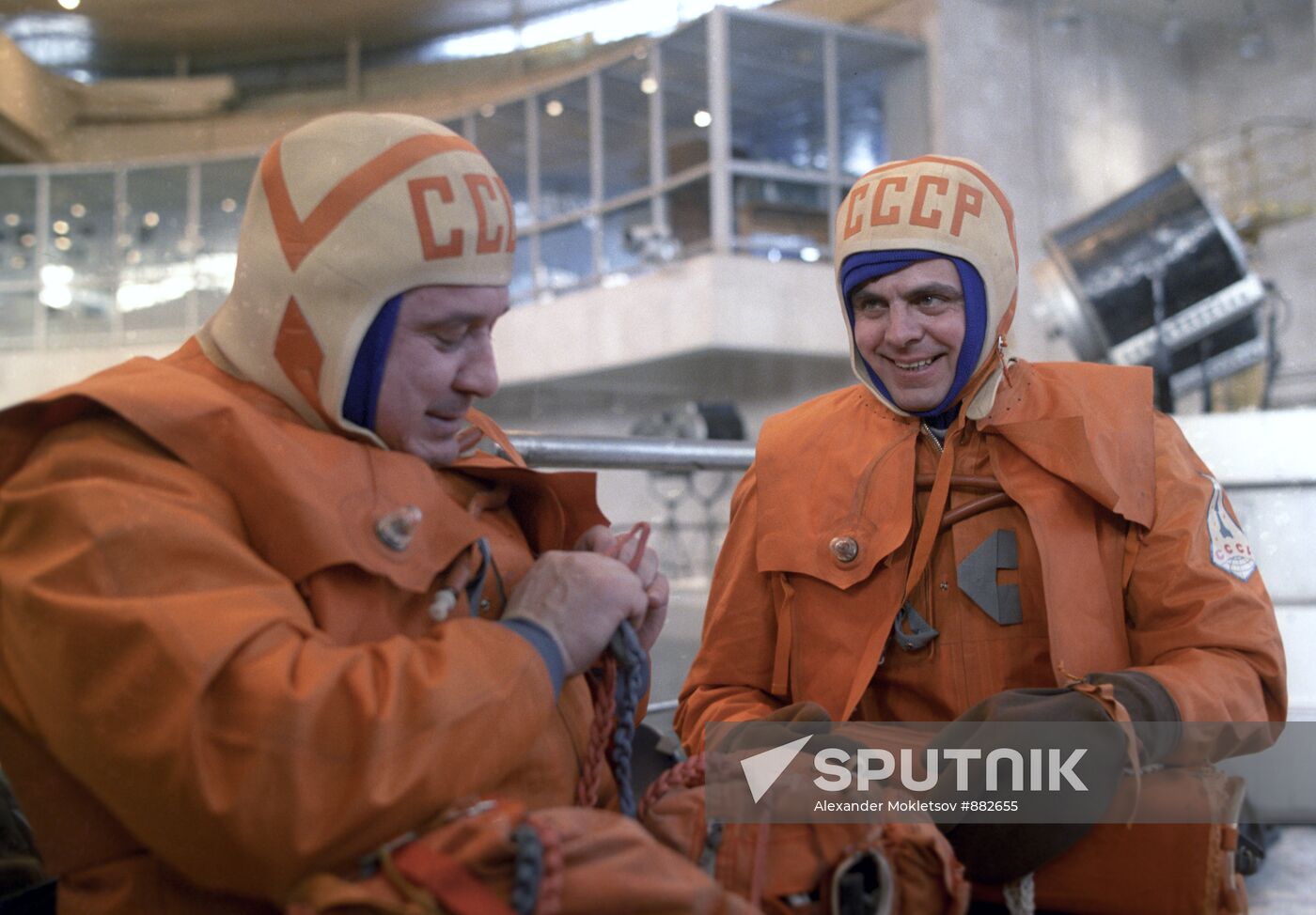 Cosmonauts Leonid Kizim, Vladimir Solovyov