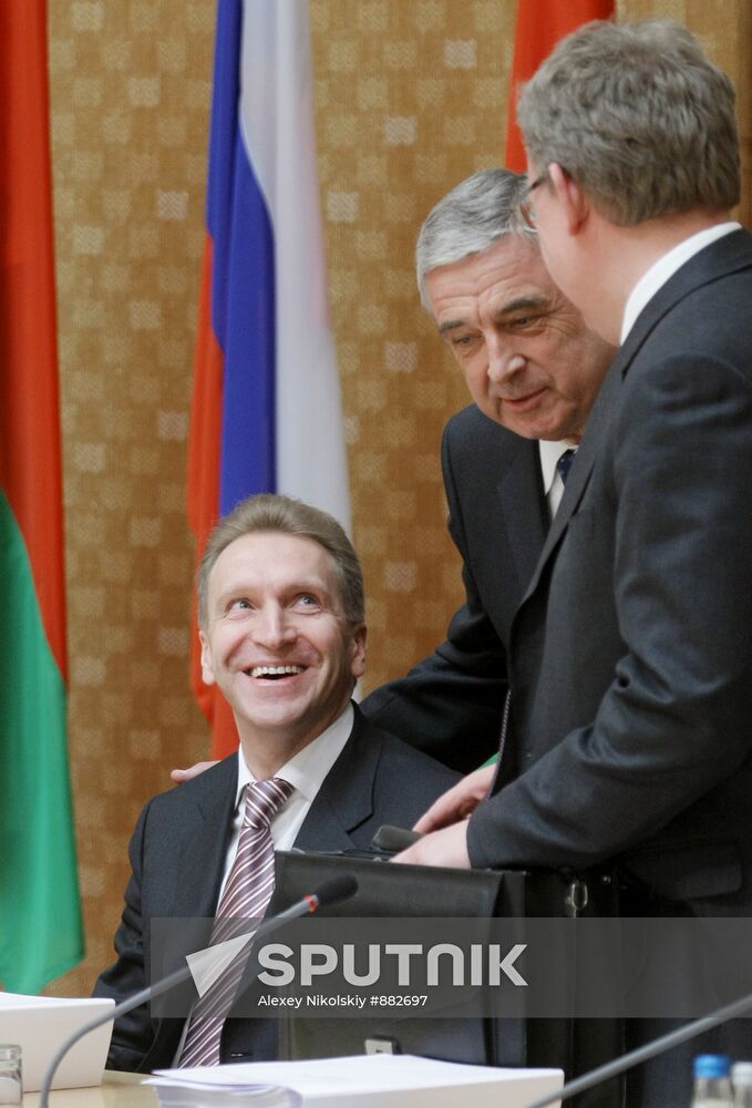 Igor Shuvalov, Pavel Borodin, Alexei Kudrin