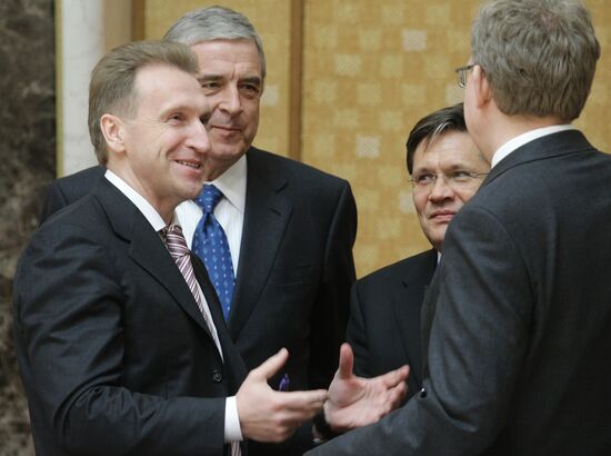 Igor Shuvalov, Pavel Borodin, Alexei Kudrin