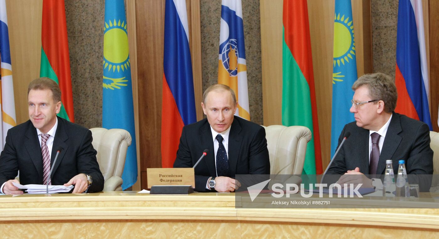 Vladimir Putin, Igor Shuvalov, Alexei Kudrin