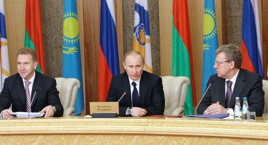Vladimir Putin, Igor Shuvalov, Alexei Kudrin