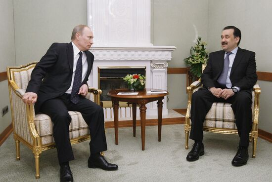 Vladimir Putin meets with Karim Massimov in Minsk