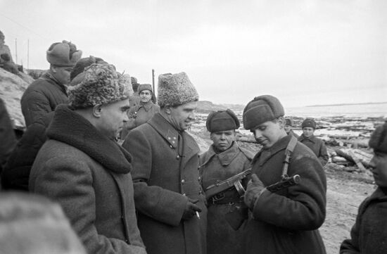 Kuzma Gurov and Vasily Chuikov