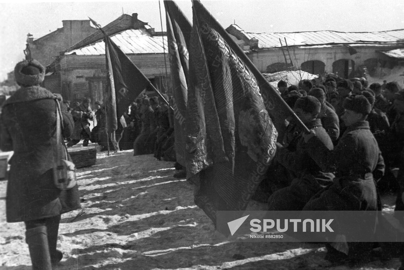Funeral of soldiers in Gzhatsk