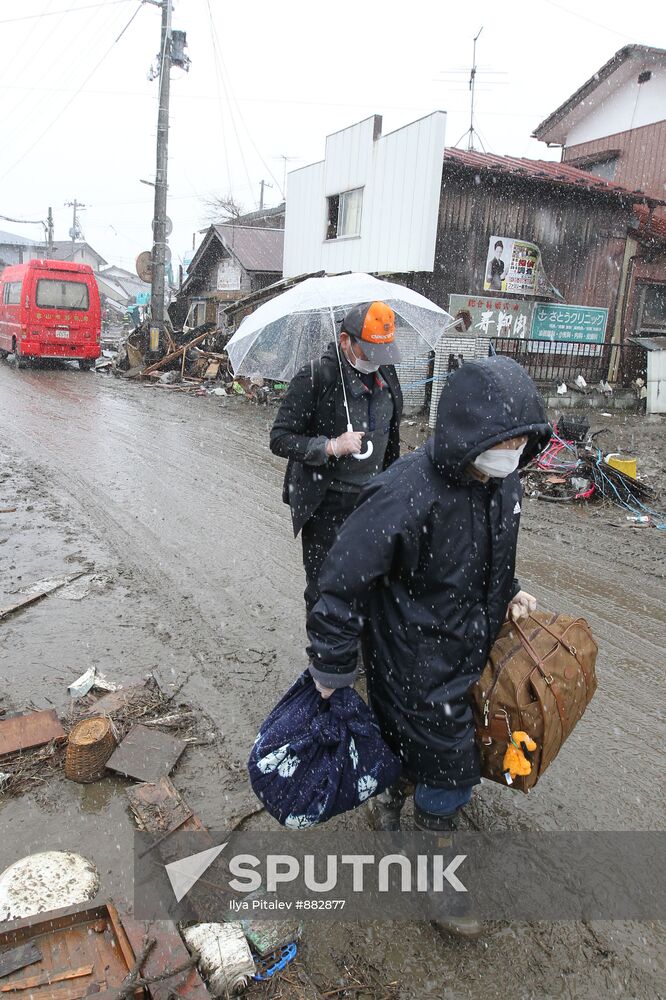 Japan earthquake aftermath