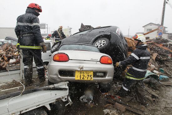 Japan earthquake aftermath