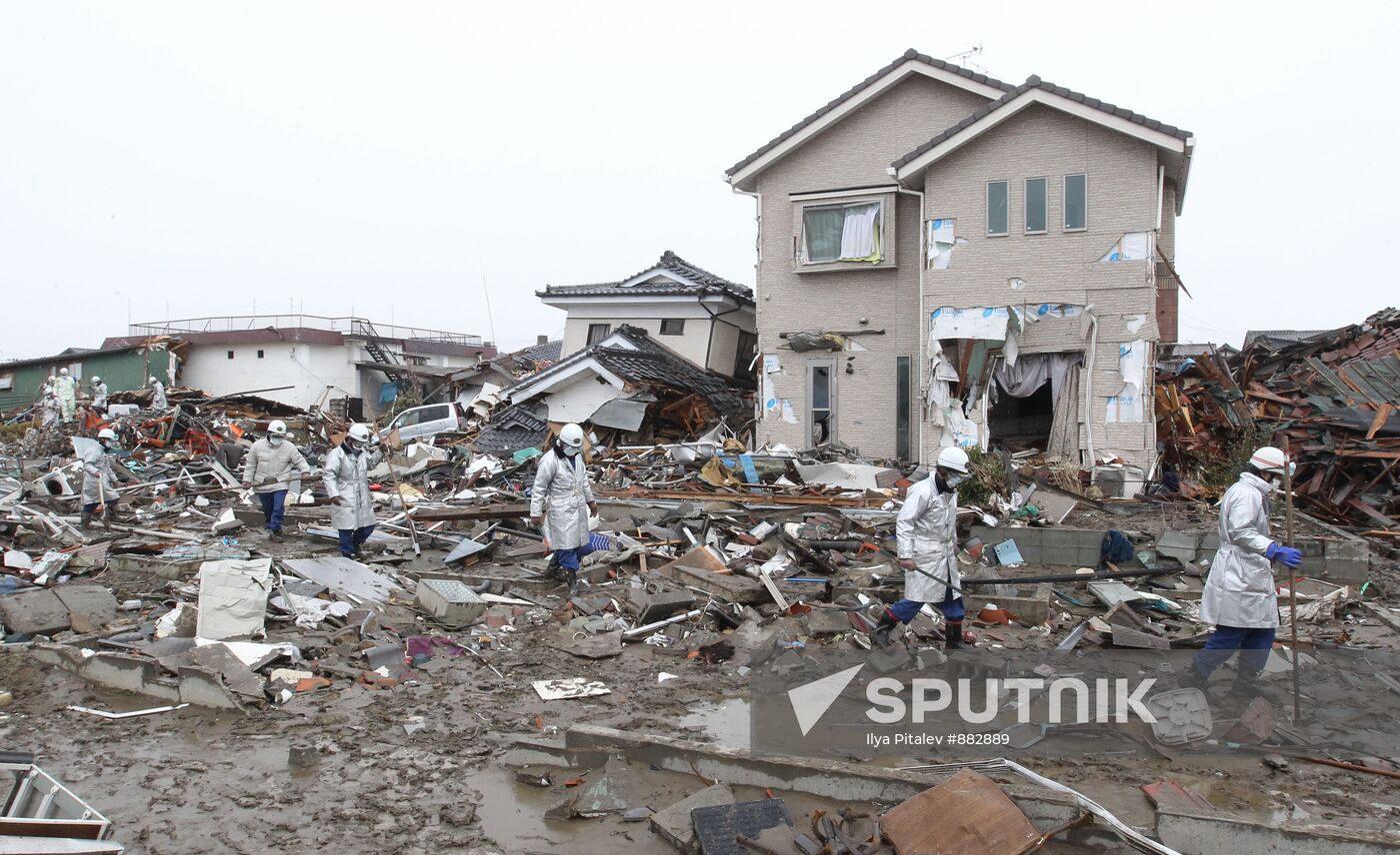 Japan earthquake aftermath