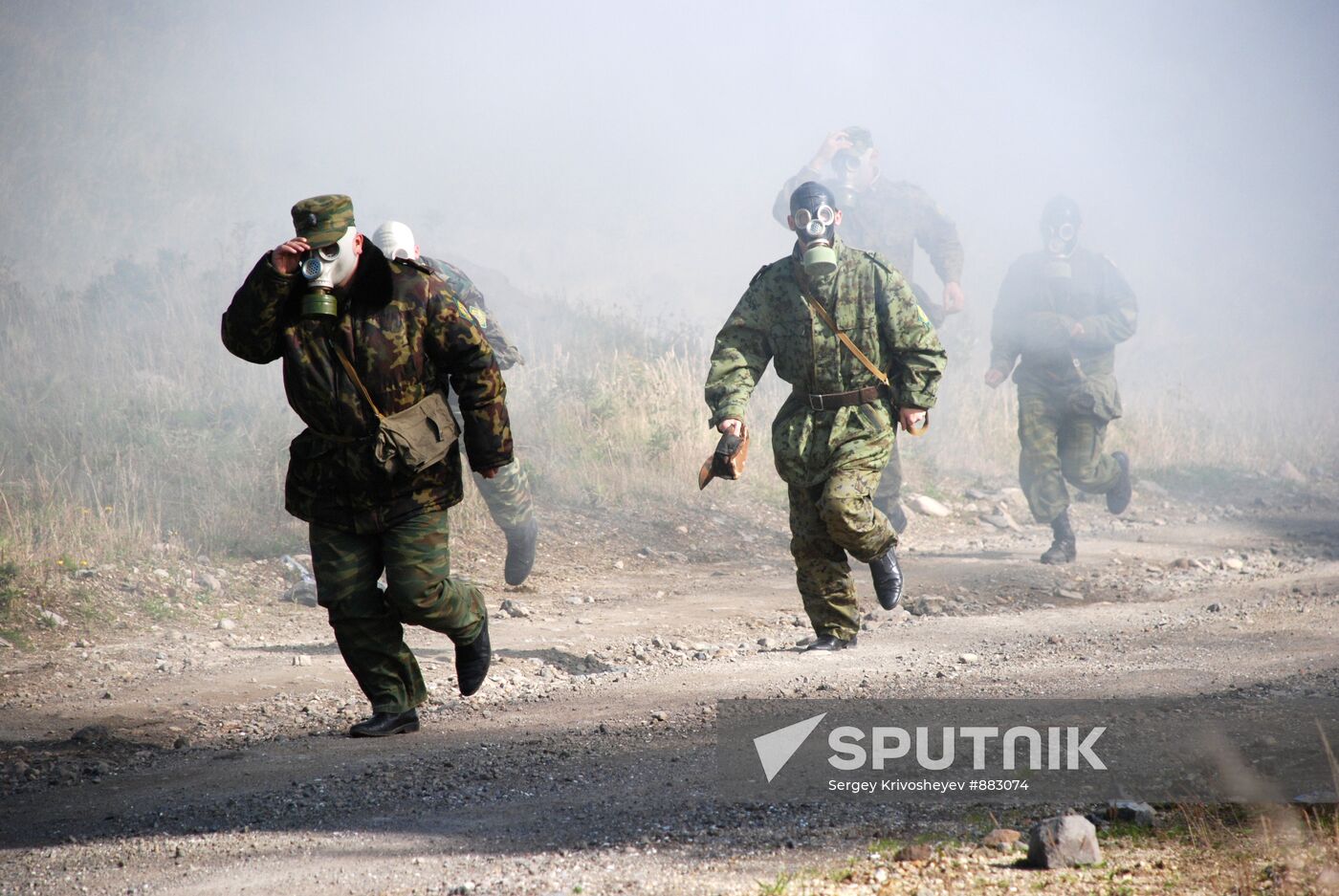 Chemical and nuclear warfare defense exercises