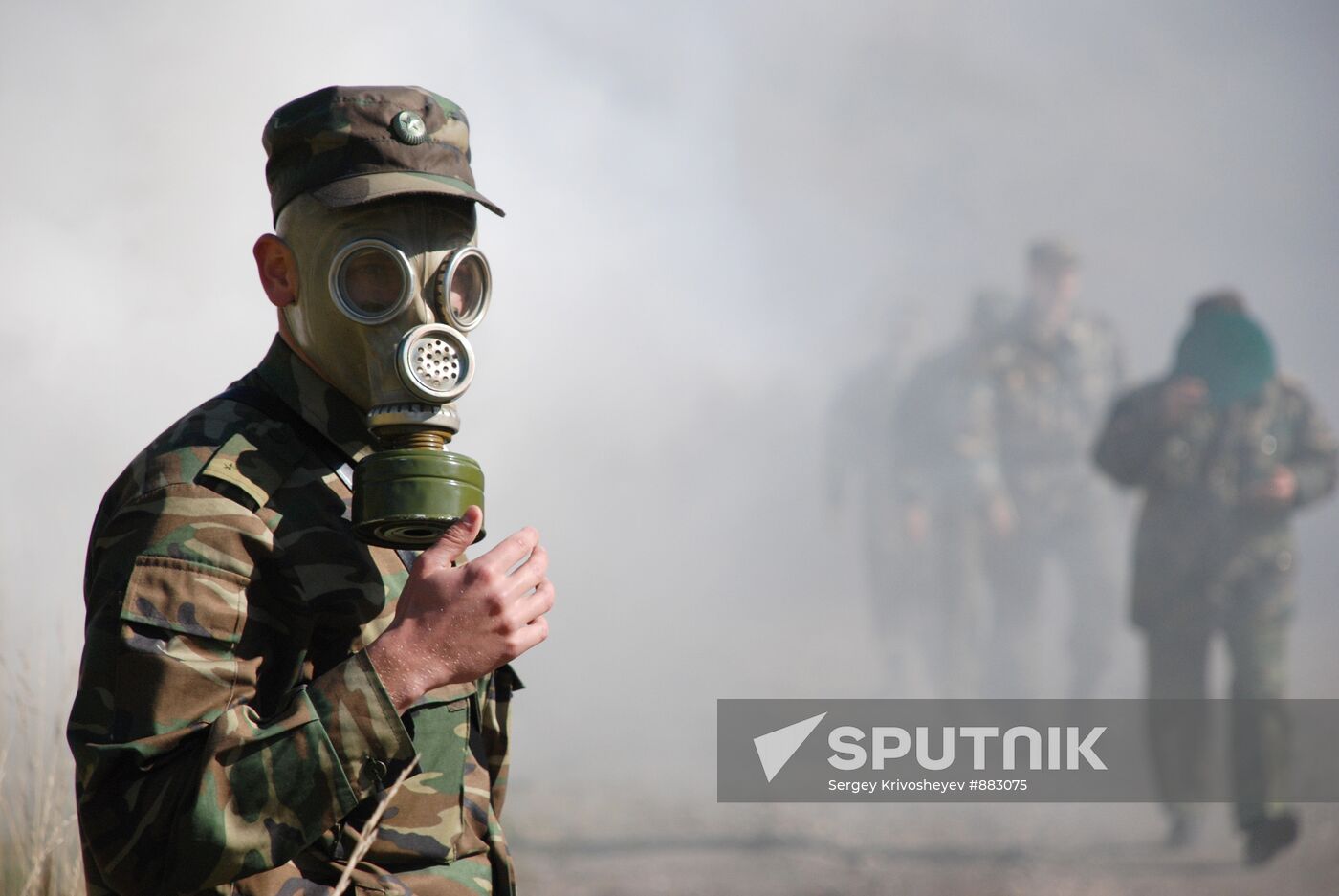 Chemical and nuclear warfare defense exercises