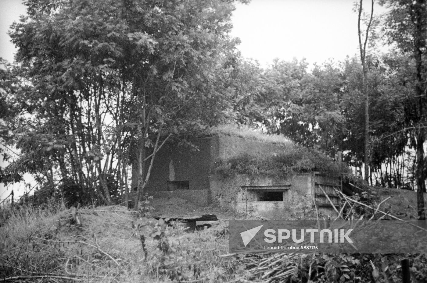 Seelow Heights defense zone on the way to Berlin