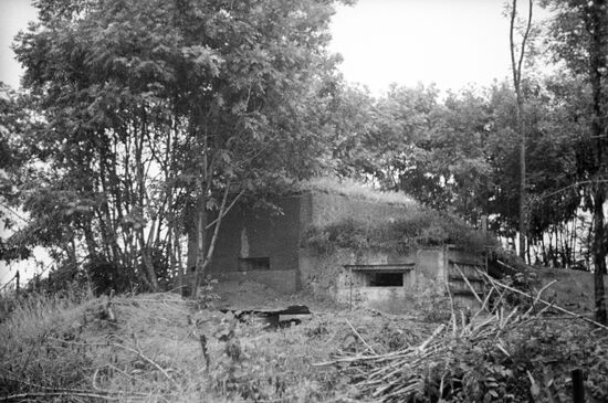 Seelow Heights defense zone on the way to Berlin